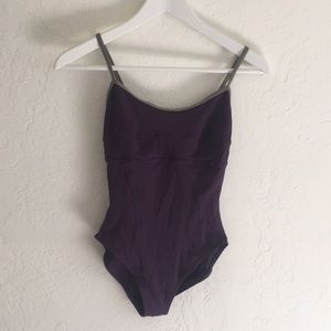 Prune one piece bathing suit